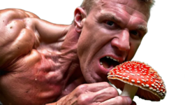 Bodybuilder_takes_a_bite_of_a_fly_agaric_mushroom__3525552119.png